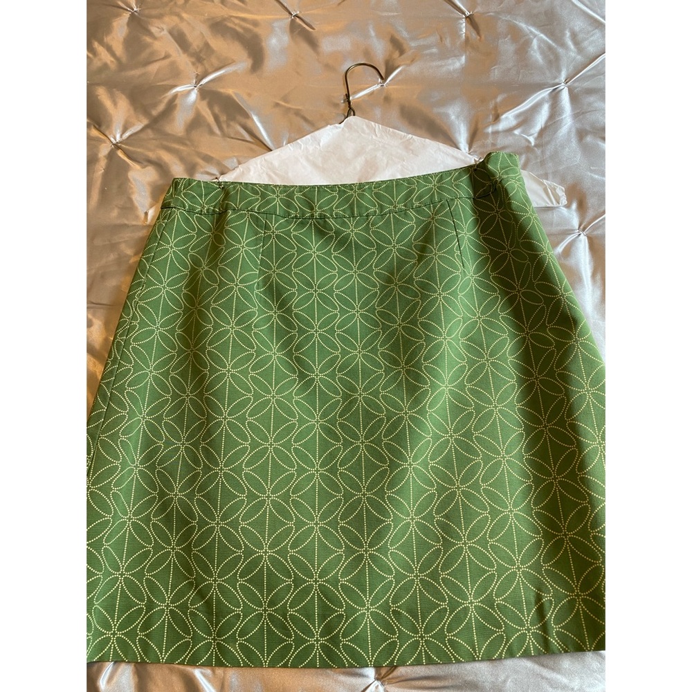 Boden lined cotton A-line skirt, EUC, size 6.